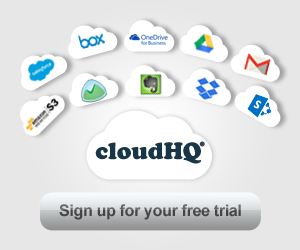 cloudHQ Signup CTA