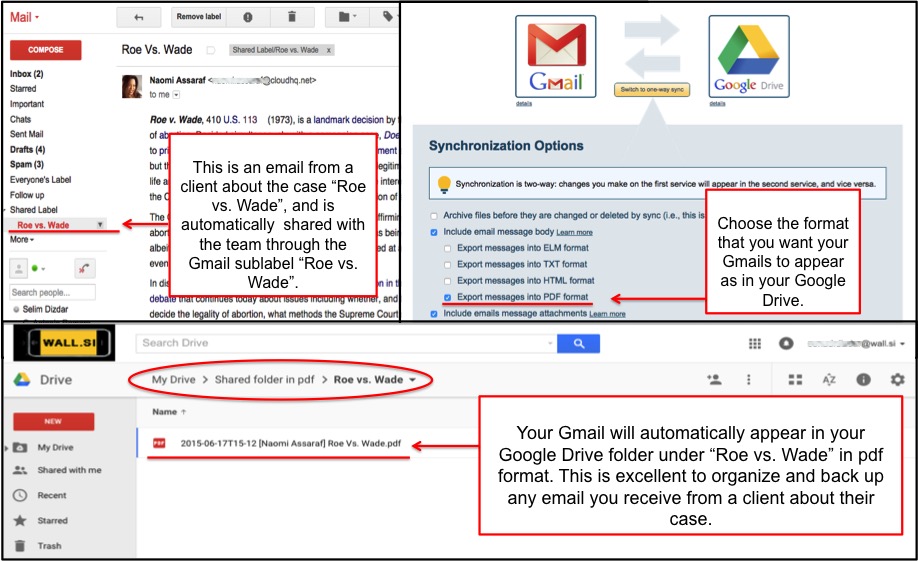 gmail to gdoc