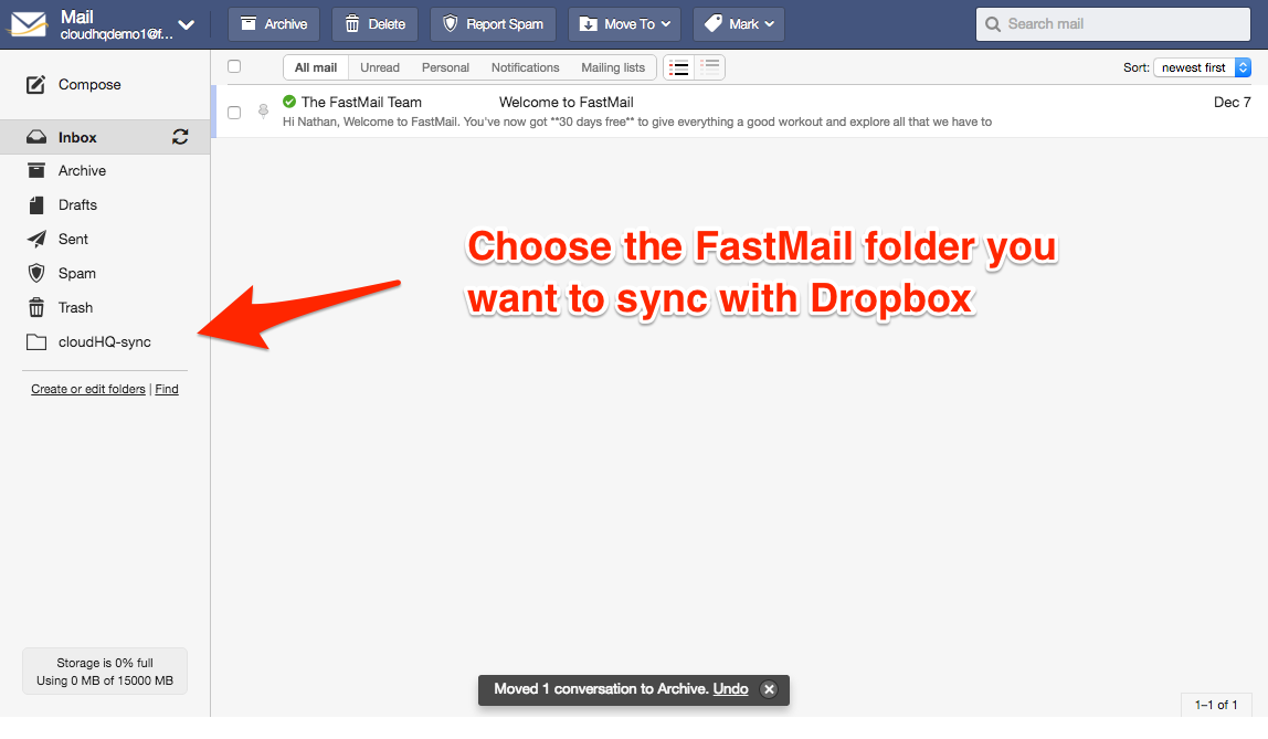 Fastmail-Dropbox-Folder