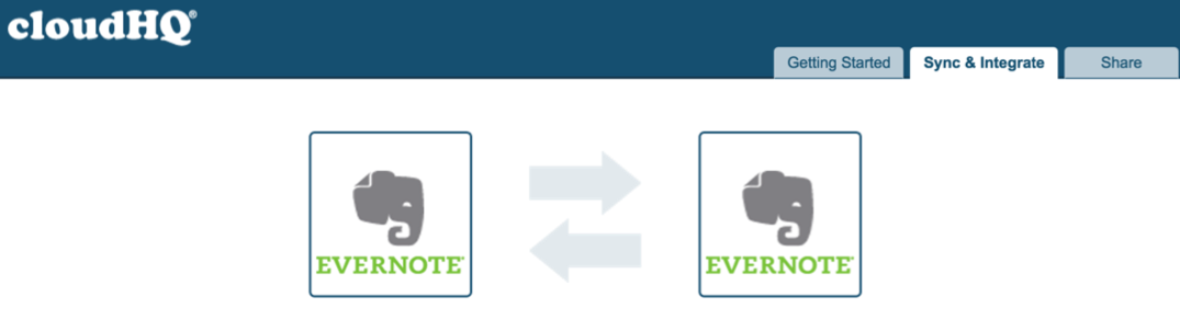 Evernote to Evernote Sync