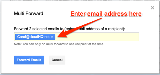 how to send out multiple emails at once gmail