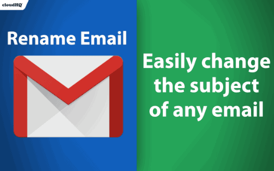 Rename email subject title