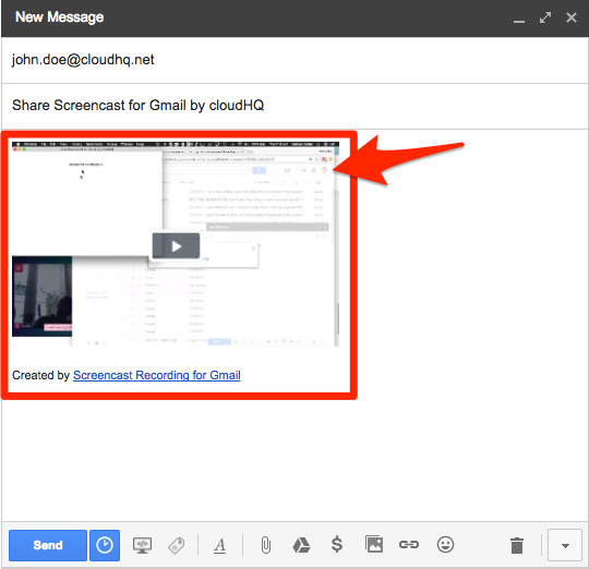 Gmail Screen Recording