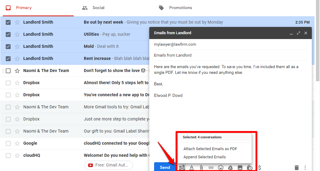 New Feature! Forward Multiple Emails to a Single PDF – cloudHQ