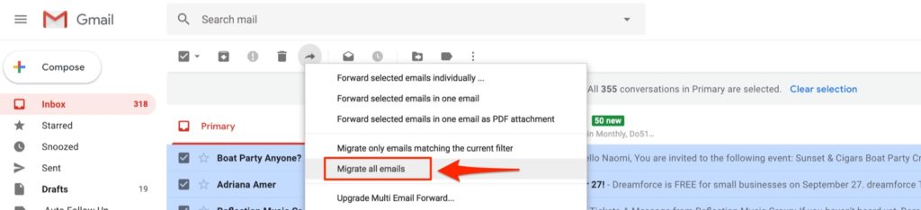 How to Transfer Emails to Another Email Address – cloudHQ