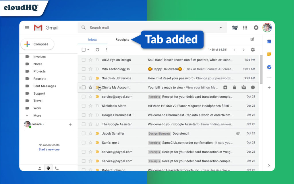 all mail i send is going to my inbox too in gmail