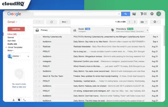 Gmail Snippets