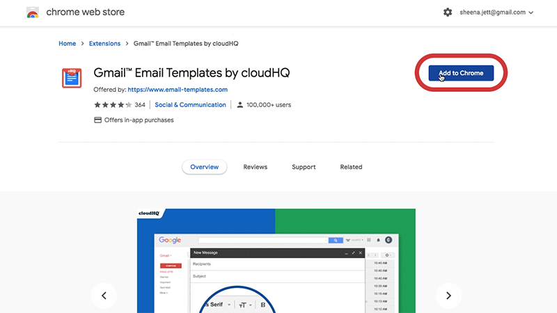 Gmail Email Templates - Add to Chrome
