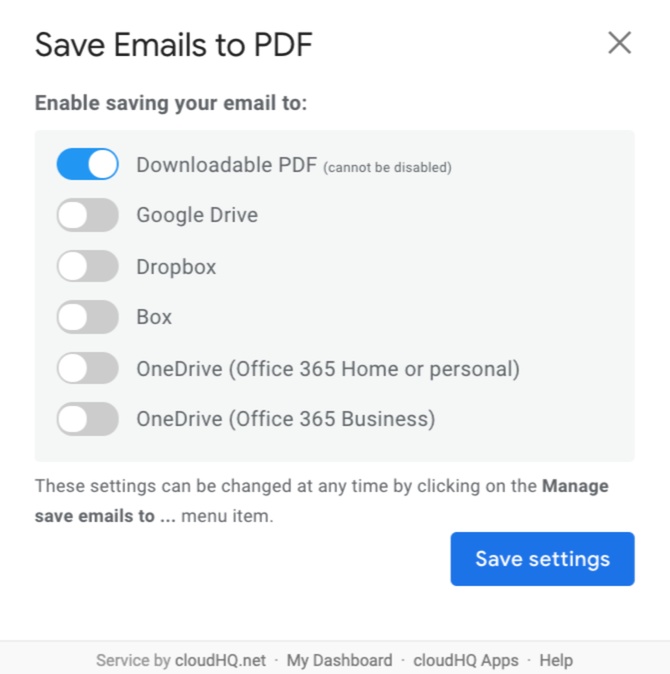 How to Forward Emails as a PDF – cloudHQ