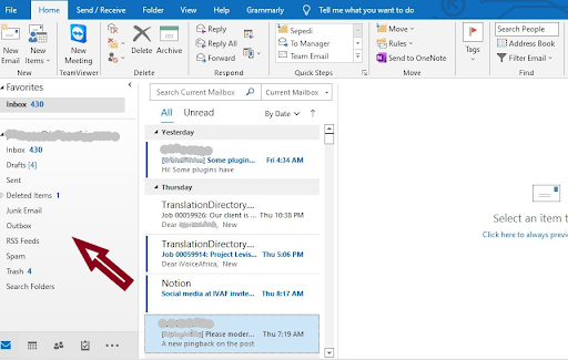 how to pin an email to the top of your microsoft outlook inbox
