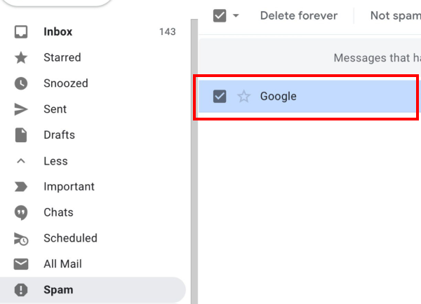 prevent email from going to spam in Gmail