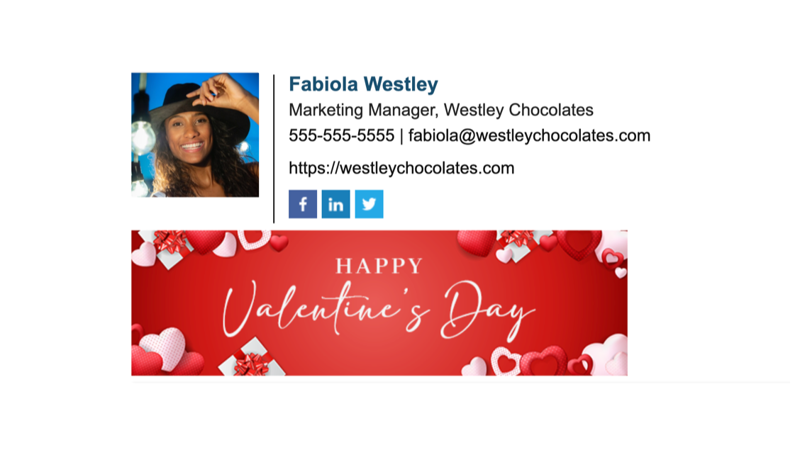 The Power of a Valentine's Day Email Signature Banner