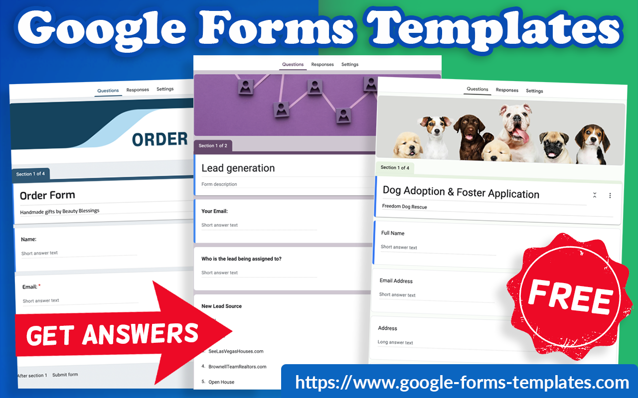 Google Forms Templates for Businesses