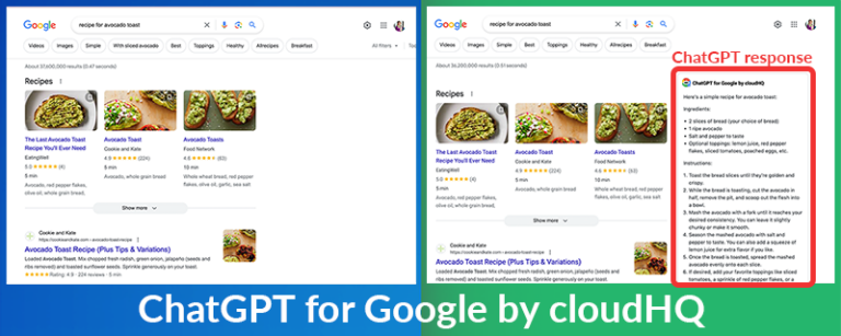 NEW! ChatGPT For Google Search – CloudHQ