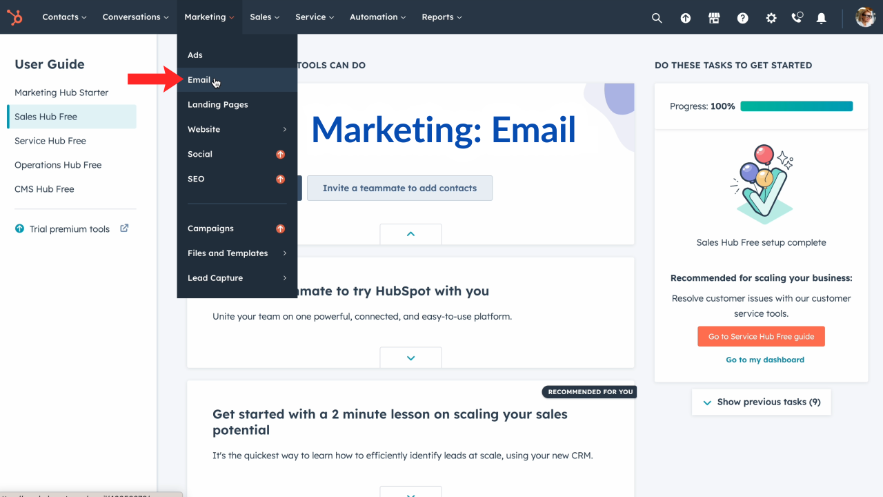 How To Send HubSpot Marketing Email Templates Using Gmail – CloudHQ