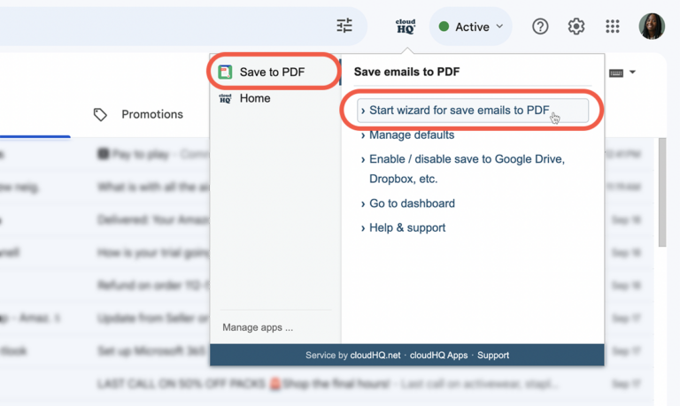 How to Combine Multiple Emails Into One PDF File – cloudHQ