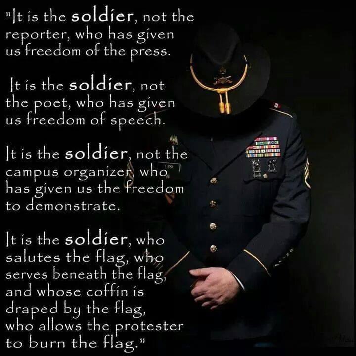 What the soldier fought for- memorial day
