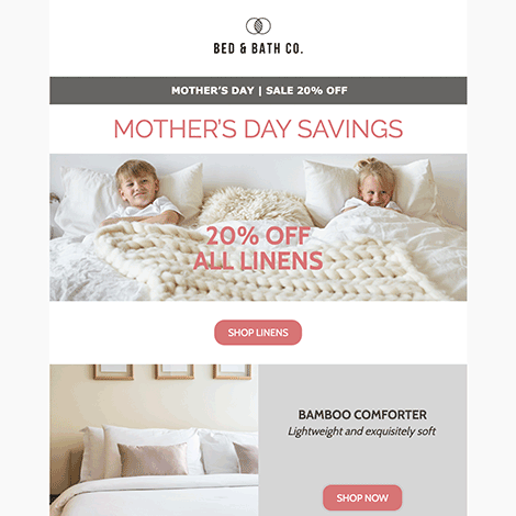 mother's day email like ralph lauren