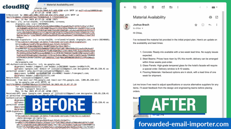 Forwarded Email Importer: Convert EML to Gmail Without Losing Metadata