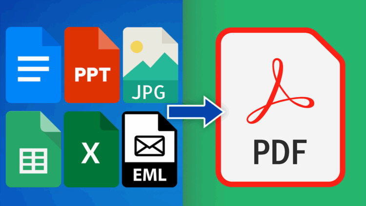 convert many types of files to pdf