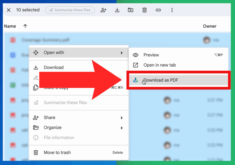 batch convert files to pdf