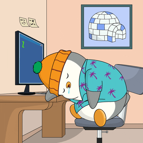 Funny reaction GIF showing how plain emails feel