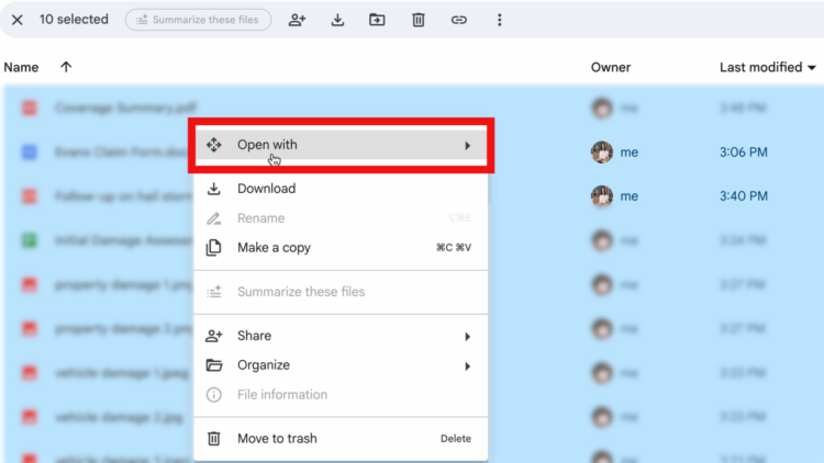 pdf converter from files in Google Drive