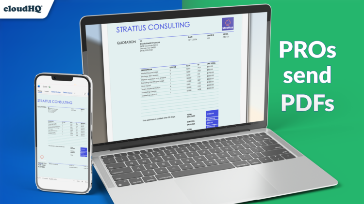 pros send pdfs identical on laptop and phone