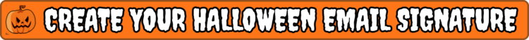 Create your Halloween email signature with the cloudHQ Email Signature Generator